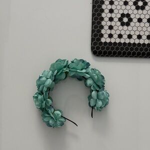 Floral Teal Headband
